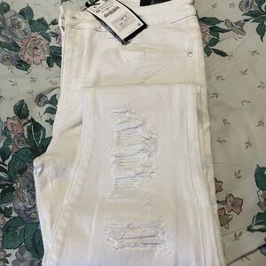 Zara White Skinny Jeans for Men